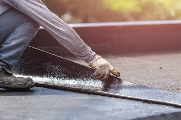 Professional Emergency Waterproofing technician working in Latham, OH